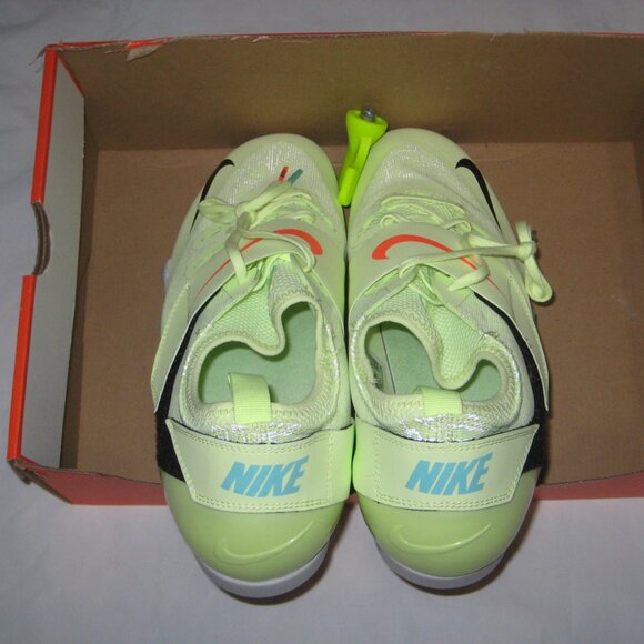 Nike Pole Vault Elite Track Field Shoes Spikes Men's Size 13 Green AA1204-700 NO - Picture 5 of 5